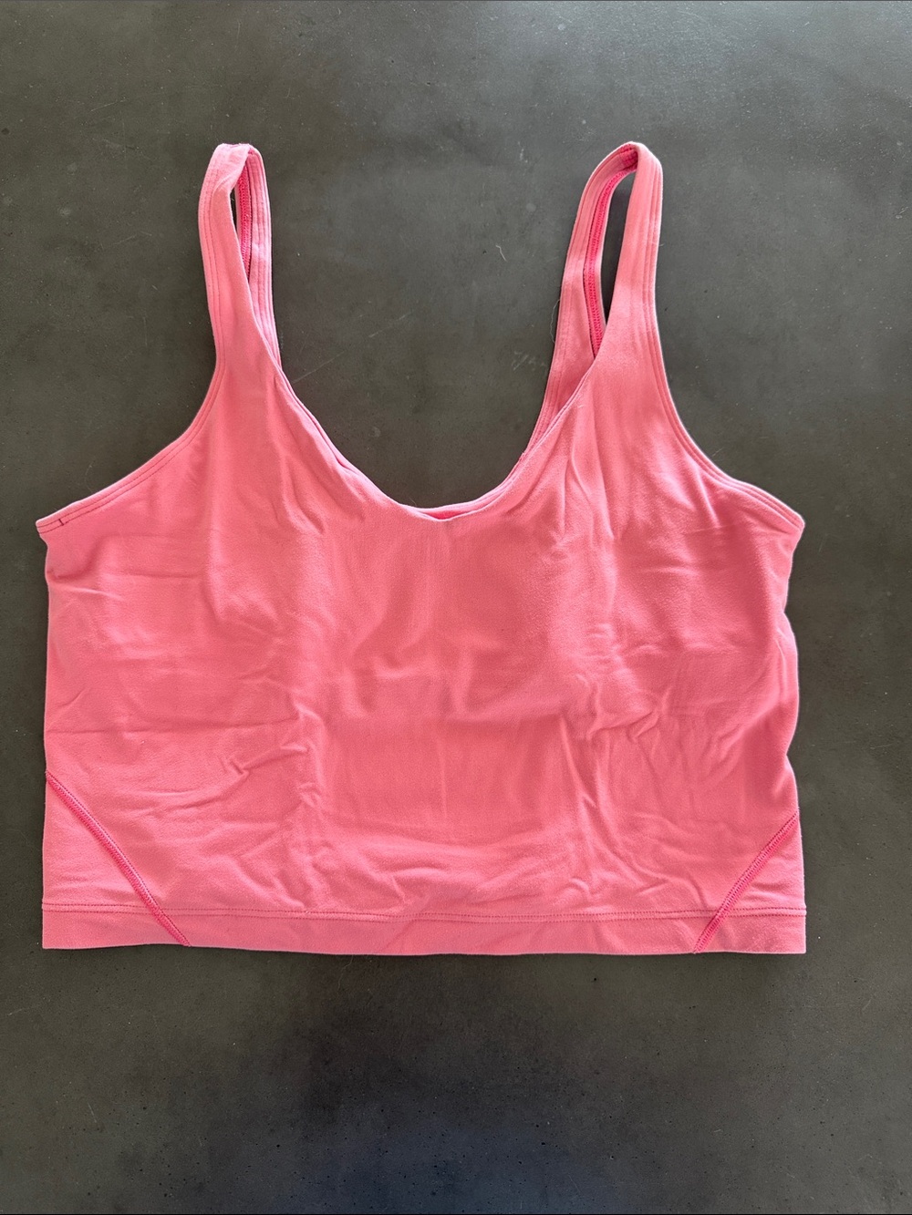 lululemon athletica Align Pink Scoop-Neck Seamless Crop Top